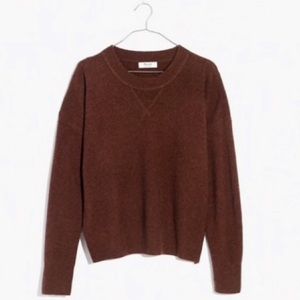 Madewell Cashmere Sweater in Heather Maple